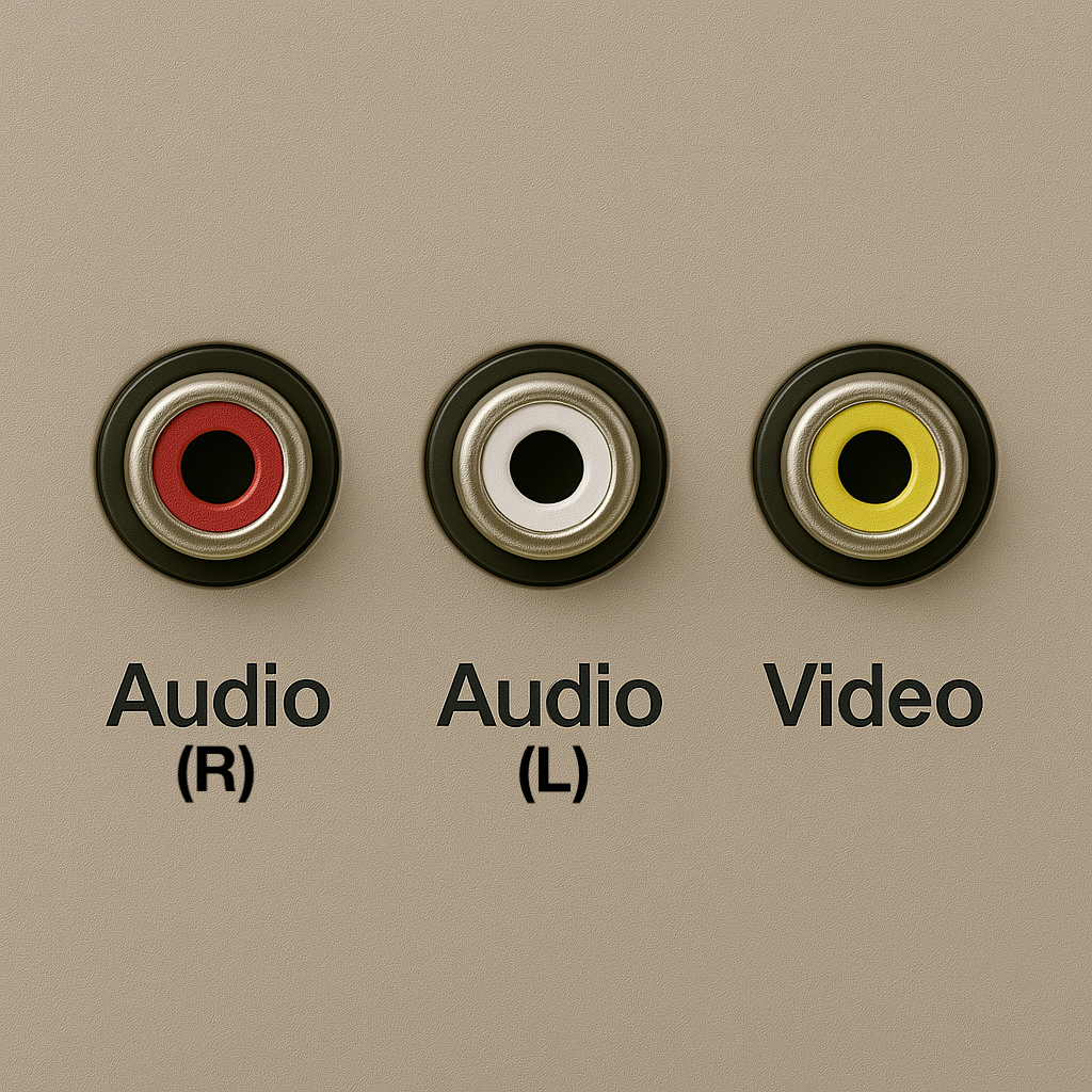 Composite video port