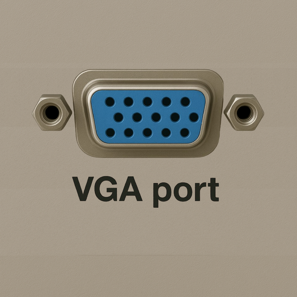 VGA port (DE-15 / HD-15)